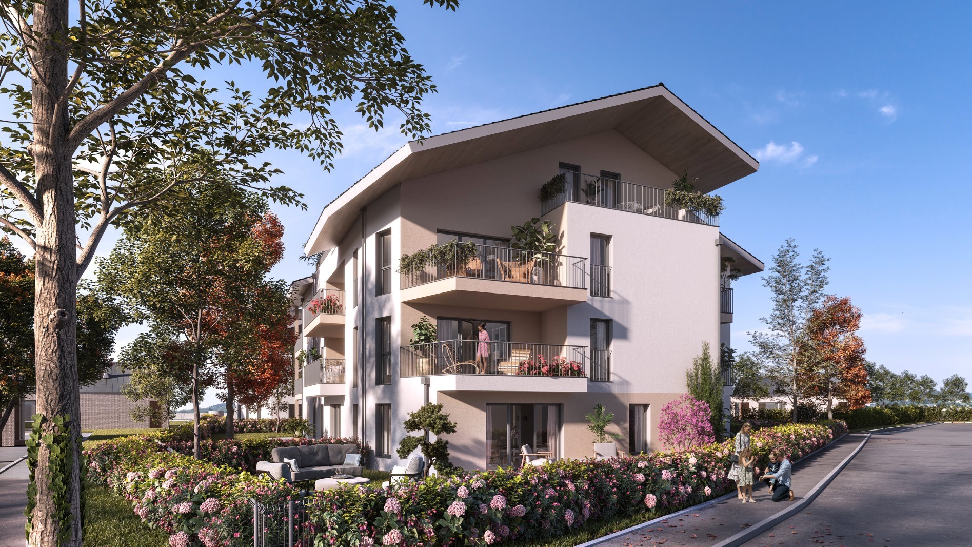 Appartement Saint Felix T3 rez-de-jardin