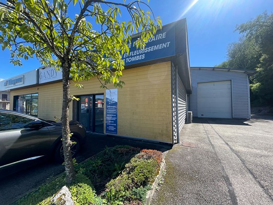 Local commercial  46 m2 avec grand garage 54 m²